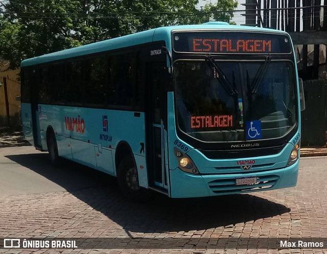 Empresa de Transporte Coletivo Viamão 8369 na cidade de Viamão, Rio Grande do Sul, Brasil, por Max Ramos. ID da foto: 7344542.