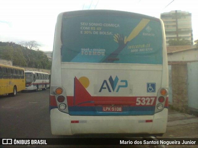 AVP - Auto Viação Paraíso 5327 na cidade de Aracaju, Sergipe, Brasil, por Mario dos Santos Nogueira Junior. Número da foto: #7344642.