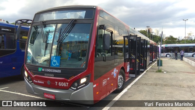 Viação Gatusa Transportes Urbanos 7 6067 na cidade de São Paulo, São Paulo, Brasil, por Yuri Ferreira Marinho. Número da foto: #7344506.
