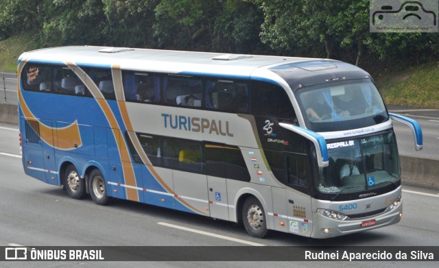 Turispall Transporte e Turismo 5400 na cidade de Arujá, São Paulo, Brasil, por Rudnei Aparecido da Silva. Número da foto: #7345849.