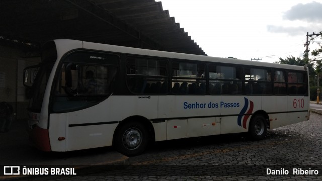 Viação Senhor dos Passos 610 na cidade de Valença, Rio de Janeiro, Brasil, por Danilo  Ribeiro. ID da foto: 7345007.