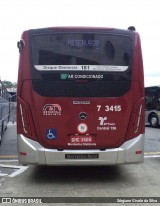 Viação Metrópole Paulista - Zona Sul 7 3415 na cidade de São Paulo, São Paulo, Brasil, por Sérgiane Gisele da Silva. Número da foto: #:id.