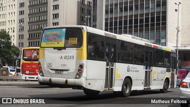 Real Auto Ônibus A41249 na cidade de Rio de Janeiro, Rio de Janeiro, Brasil, por Matheus Feitosa . Número da foto: #7350001.