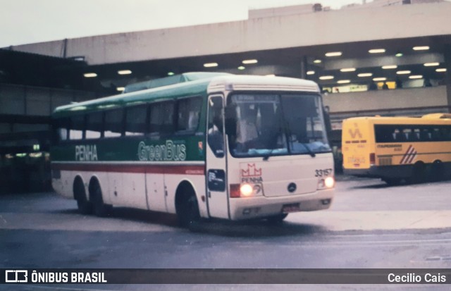 Empresa de Ônibus Nossa Senhora da Penha 33157 na cidade de Rio de Janeiro, Rio de Janeiro, Brasil, por Cecilio Cais. ID da foto: 7347295.