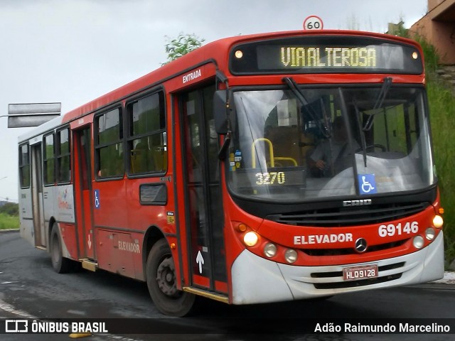 Viação Santa Edwiges 69146 na cidade de Contagem, Minas Gerais, Brasil, por Adão Raimundo Marcelino. ID da foto: 7349462.