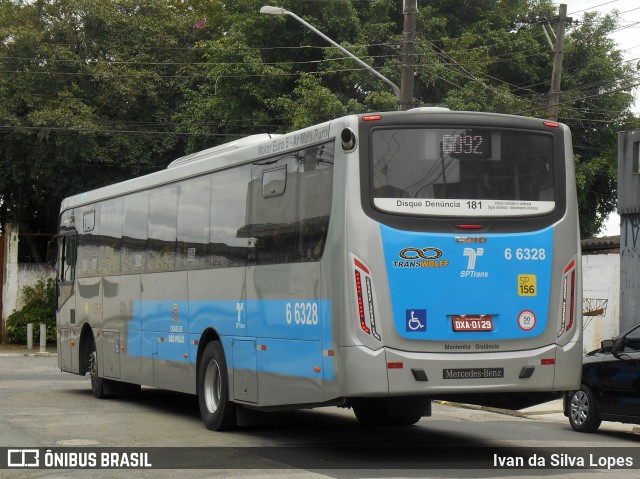 Transwolff Transportes e Turismo 6 6328 na cidade de São Paulo, São Paulo, Brasil, por Ivan da Silva Lopes. Número da foto: #7349427.