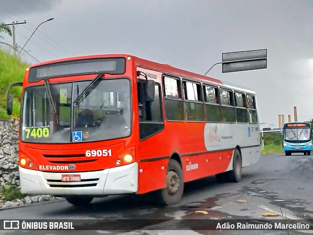 Viação Santa Edwiges 69051 na cidade de Contagem, Minas Gerais, Brasil, por Adão Raimundo Marcelino. Número da foto: #7349486.
