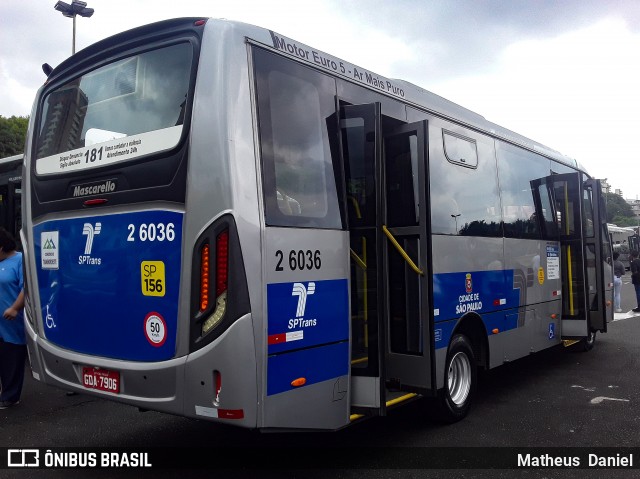 Transcooper > Norte Buss 2 6036 na cidade de São Paulo, São Paulo, Brasil, por Matheus  Daniel. Número da foto: #7348443.