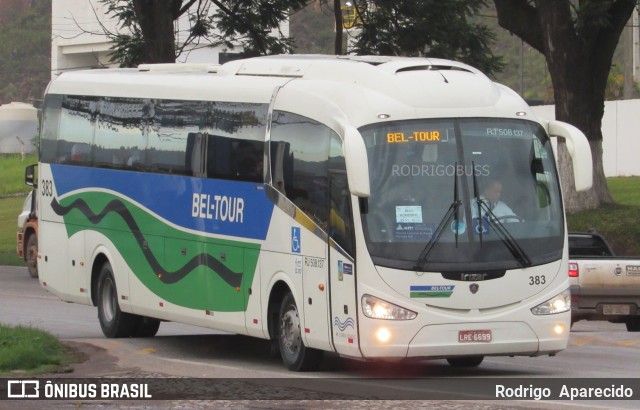 Bel-Tour Transportes e Turismo 383 na cidade de Conselheiro Lafaiete, Minas Gerais, Brasil, por Rodrigo  Aparecido. Número da foto: #7349194.