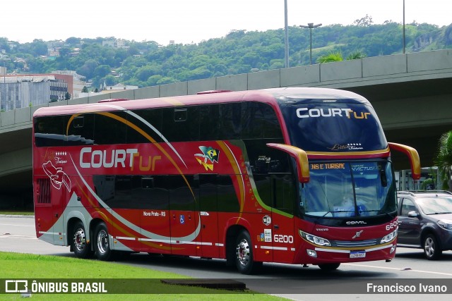 Court Tur - Court Transporte e Turismo 6200 na cidade de Florianópolis, Santa Catarina, Brasil, por Francisco Ivano. ID da foto: 7348377.