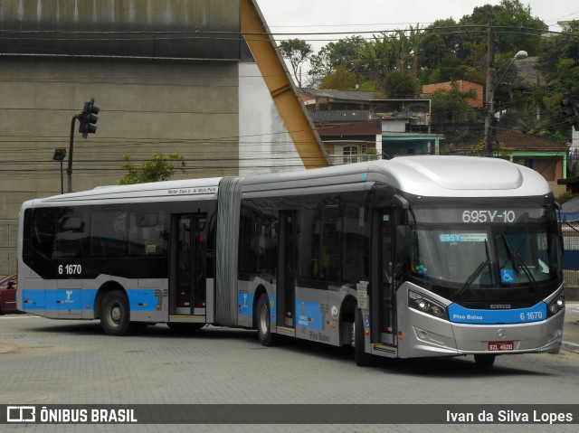 Viação Grajaú S.A. 6 1670 na cidade de São Paulo, São Paulo, Brasil, por Ivan da Silva Lopes. Número da foto: #7349323.