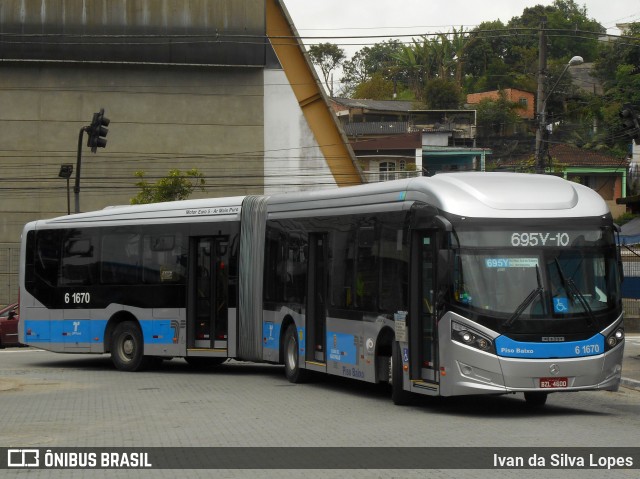 Viação Grajaú S.A. 6 1670 na cidade de São Paulo, São Paulo, Brasil, por Ivan da Silva Lopes. ID da foto: 7349323.