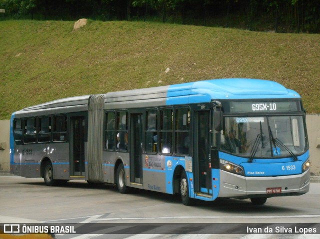 Viação Grajaú S.A. 6 1533 na cidade de São Paulo, São Paulo, Brasil, por Ivan da Silva Lopes. ID da foto: 7349413.