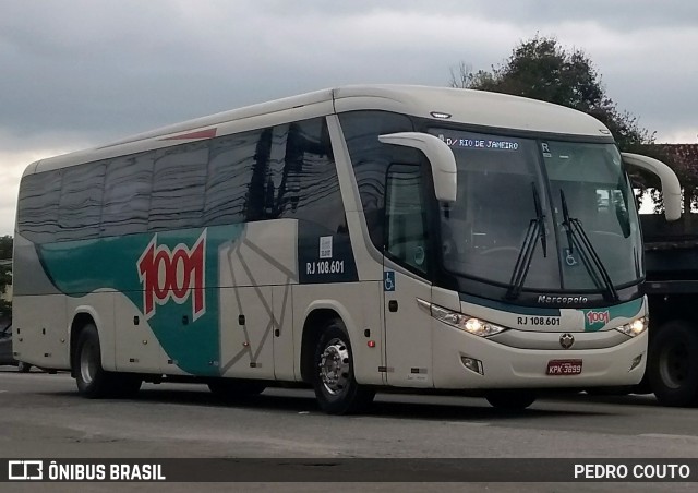 Auto Viação 1001 Rj 108.601 na cidade de Magé, Rio de Janeiro, Brasil, por PEDRO COUTO. ID da foto: 7347304.