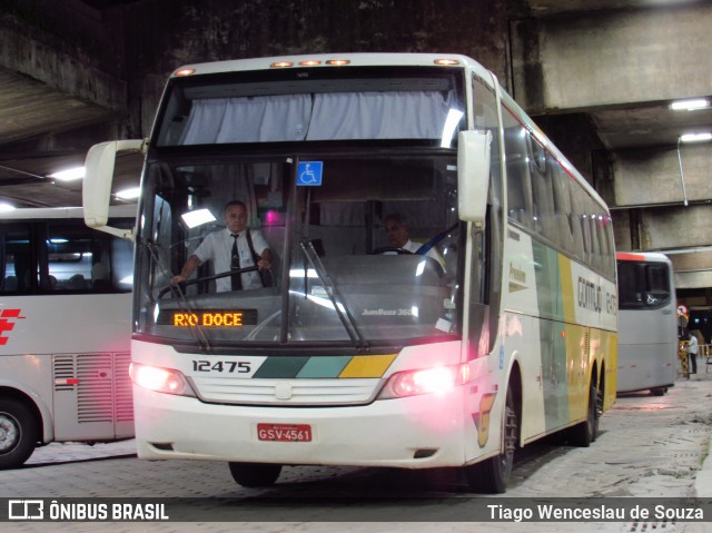 Empresa Gontijo de Transportes 12475 na cidade de Belo Horizonte, Minas Gerais, Brasil, por Tiago Wenceslau de Souza. ID da foto: 7347003.