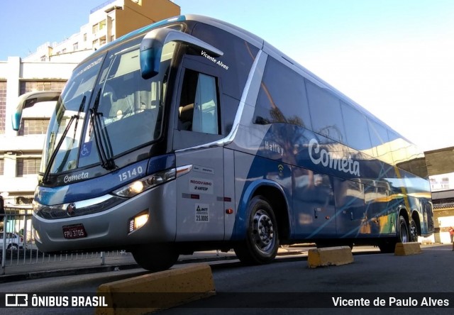 Viação Cometa 15140 na cidade de Belo Horizonte, Minas Gerais, Brasil, por Vicente de Paulo Alves. Número da foto: #7352912.