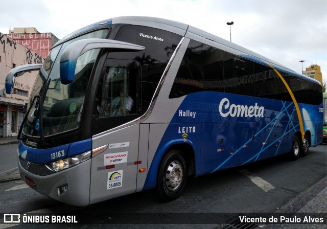 Viação Cometa 13163 na cidade de Belo Horizonte, Minas Gerais, Brasil, por Vicente de Paulo Alves. Número da foto: #7352674.