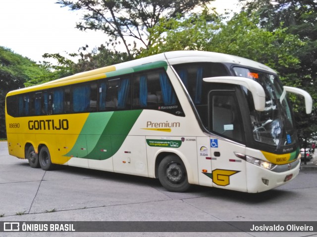 Empresa Gontijo de Transportes 18690 na cidade de São Paulo, São Paulo, Brasil, por Josivaldo Oliveira. ID da foto: 7351358.