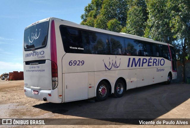 Império Turismo 6929 na cidade de Salinas, Minas Gerais, Brasil, por Vicente de Paulo Alves. ID da foto: 7352007.