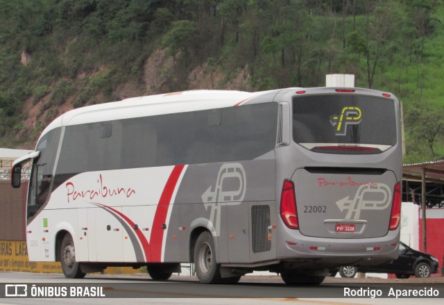 Paraibuna Transportes 22002 na cidade de Conselheiro Lafaiete, Minas Gerais, Brasil, por Rodrigo  Aparecido. Número da foto: #7353260.