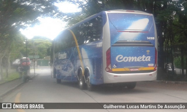 Viação Cometa 14100 na cidade de São Paulo, São Paulo, Brasil, por Guilherme Lucas Martins De Assunção. Número da foto: #7351796.