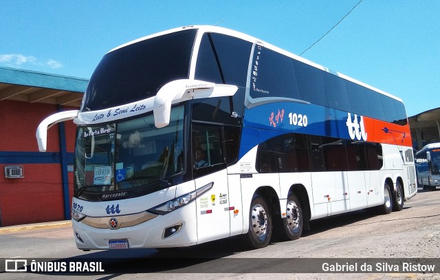 TTL Transporte Turismo 1020 na cidade de Porto Alegre, Rio Grande do Sul, Brasil, por Gabriel da Silva Ristow. Número da foto: #7353251.