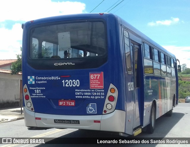Transportes Capellini 12030 na cidade de Campinas, São Paulo, Brasil, por Leonardo Sebastiao dos Santos Rodrigues. Número da foto: #7353206.