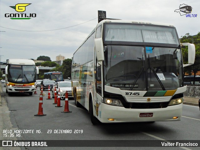 Empresa Gontijo de Transportes 11745 na cidade de Belo Horizonte, Minas Gerais, Brasil, por Valter Francisco. Número da foto: #7353995.