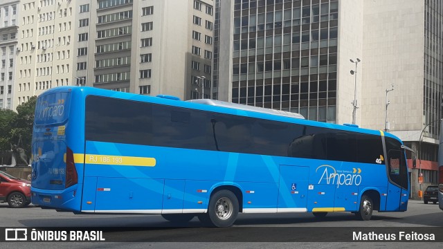 Viação Nossa Senhora do Amparo RJ 186.193 na cidade de Rio de Janeiro, Rio de Janeiro, Brasil, por Matheus Feitosa . ID da foto: 7352870.