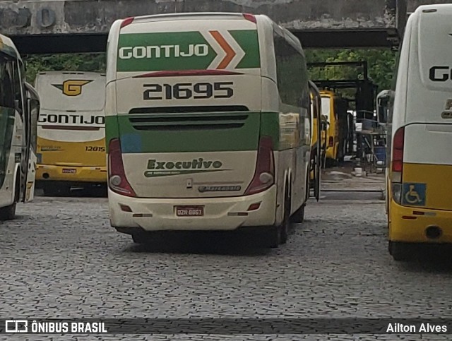 Empresa Gontijo de Transportes 21695 na cidade de Belo Horizonte, Minas Gerais, Brasil, por Ailton Alves. Número da foto: #7353643.