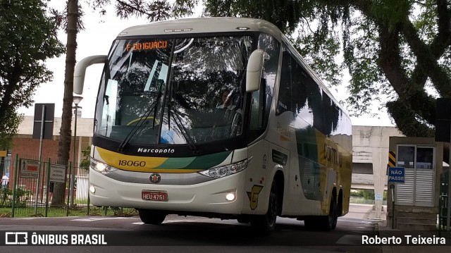 Empresa Gontijo de Transportes 18060 na cidade de Curitiba, Paraná, Brasil, por Roberto Teixeira. Número da foto: #7353585.