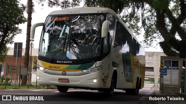 Empresa Gontijo de Transportes 18060 na cidade de Curitiba, Paraná, Brasil, por Roberto Teixeira. ID da foto: 7353585.