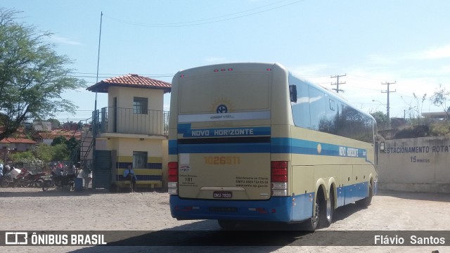 Viação Novo Horizonte 1026511 na cidade de Brumado, Bahia, Brasil, por Flávio  Santos. Número da foto: #7352281.