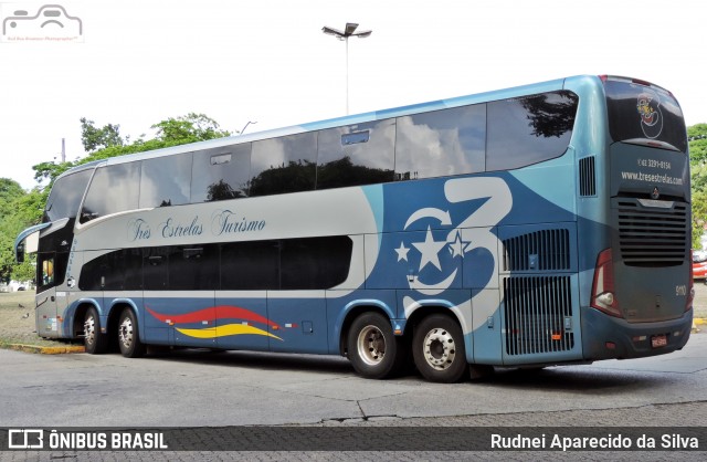 Três Estrelas Turismo 9110 na cidade de São Paulo, São Paulo, Brasil, por Rudnei Aparecido da Silva. Número da foto: #7353707.