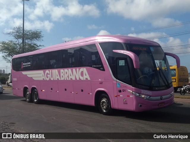 Viação Águia Branca 32060 na cidade de Aracaju, Sergipe, Brasil, por Carlos Henrique. Número da foto: #7350661.