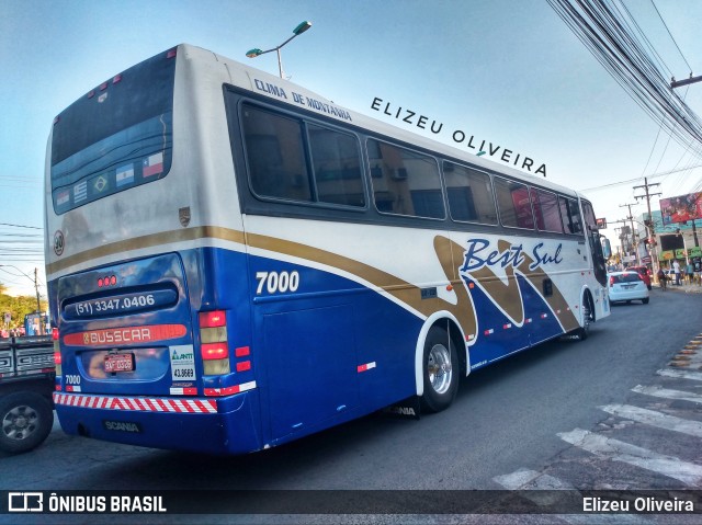 Best Sul Turismo e Fretamento 7000 na cidade de Alvorada, Rio Grande do Sul, Brasil, por Elizeu Oliveira. Número da foto: #7353282.