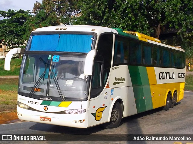 Empresa Gontijo de Transportes 17305 na cidade de Belo Horizonte, Minas Gerais, Brasil, por Adão Raimundo Marcelino. ID da foto: 7357839.