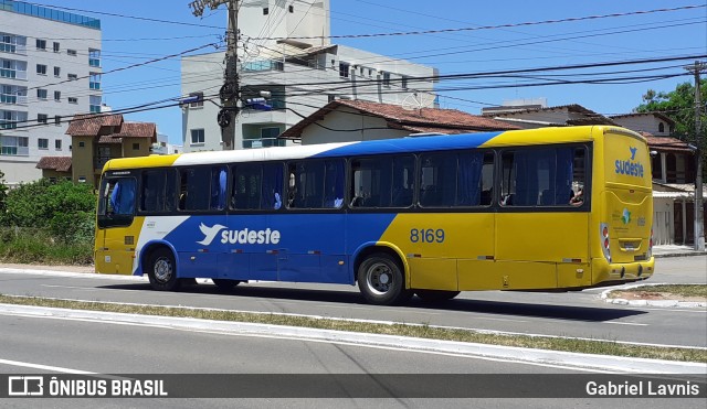 Viação Sudeste 8169 na cidade de Guarapari, Espírito Santo, Brasil, por Gabriel Lavnis. ID da foto: 7355888.