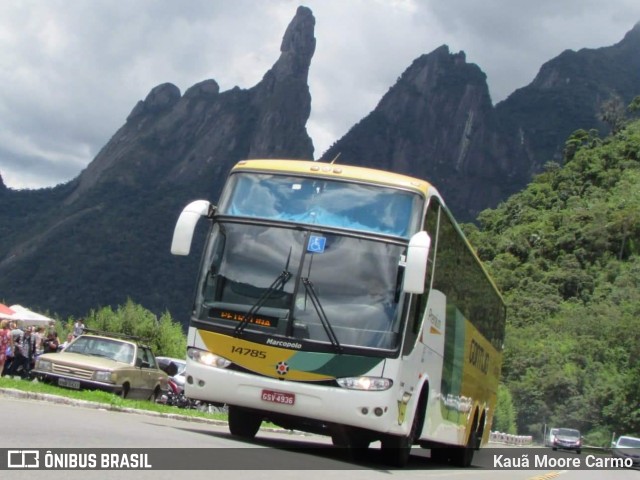 Empresa Gontijo de Transportes 14765 na cidade de Teresópolis, Rio de Janeiro, Brasil, por Kauã Moore Carmo. ID da foto: 7355947.