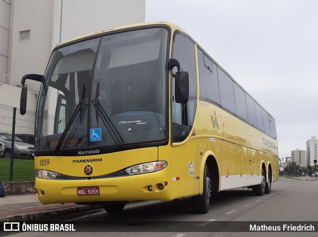 Viação Itapemirim 5059 na cidade de Vila Velha, Espírito Santo, Brasil, por Matheus Friedrich. Número da foto: #7358015.