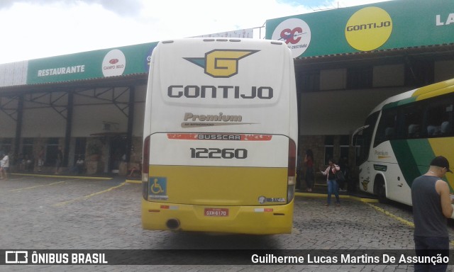 Empresa Gontijo de Transportes 12260 na cidade de Camanducaia, Minas Gerais, Brasil, por Guilherme Lucas Martins De Assunção. ID da foto: 7354793.