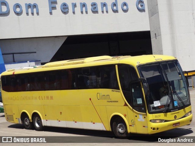 Viação Itapemirim 8639 na cidade de Goiânia, Goiás, Brasil, por Douglas Andrez. ID da foto: 7356000.