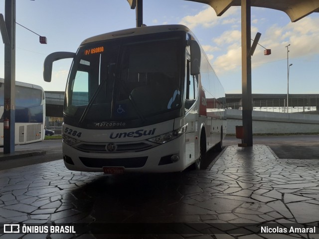 Unesul de Transportes 5284 na cidade de Porto Alegre, Rio Grande do Sul, Brasil, por Nicolas Amaral. ID da foto: 7356261.