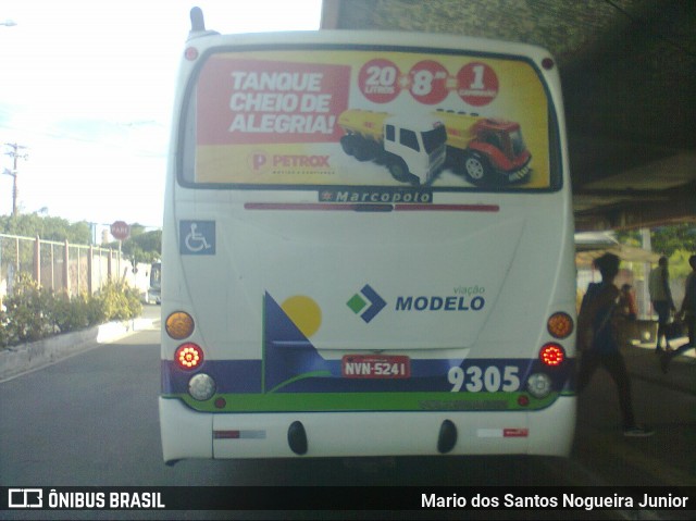 Viação Modelo 9305 na cidade de Aracaju, Sergipe, Brasil, por Mario dos Santos Nogueira Junior. Número da foto: #7358186.