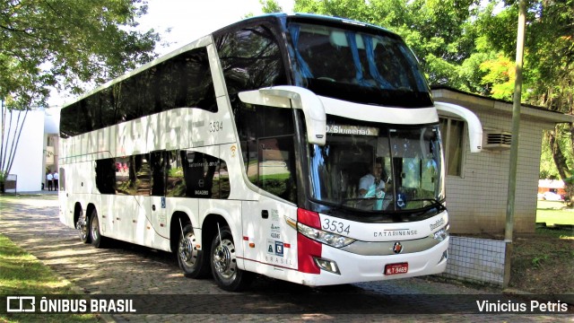 Auto Viação Catarinense 3534 na cidade de Joinville, Santa Catarina, Brasil, por Vinicius Petris. Número da foto: #7355768.