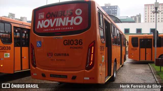 Viação Cidade Sorriso Gi036 na cidade de Curitiba, Paraná, Brasil, por Herik Ferreira da Silva. ID da foto: 7357267.