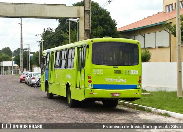 Expresso Santa Cruz 03024 na cidade de Teresina, Piauí, Brasil, por Francisco de Assis Rodrigues da Silva. Número da foto: #7355745.