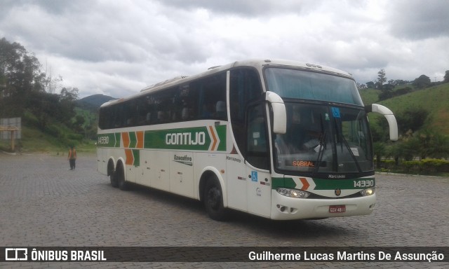 Empresa Gontijo de Transportes 14330 na cidade de Camanducaia, Minas Gerais, Brasil, por Guilherme Lucas Martins De Assunção. ID da foto: 7356381.