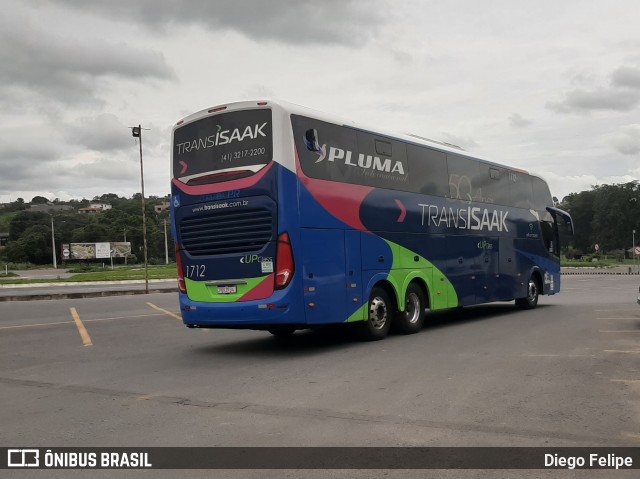 Trans Isaak Turismo 1712 na cidade de Formiga, Minas Gerais, Brasil, por Diego Felipe. ID da foto: 7356829.