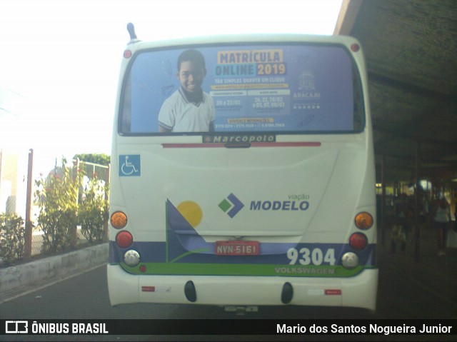 Viação Modelo 9304 na cidade de Aracaju, Sergipe, Brasil, por Mario dos Santos Nogueira Junior. ID da foto: 7355650.